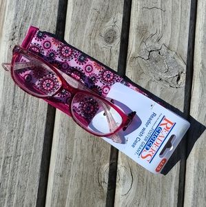 Colorful Readers with Matching Case by Foster Grant Readers Choice +2.75